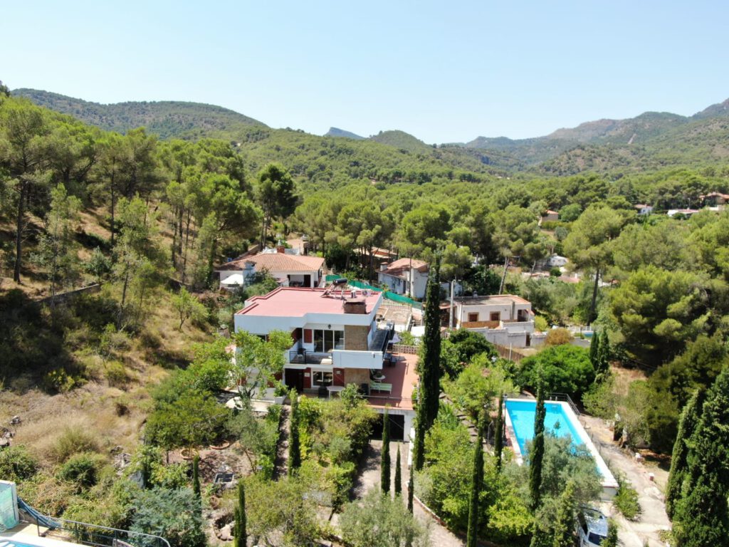Villa Willy vanuit de lucht gezien
